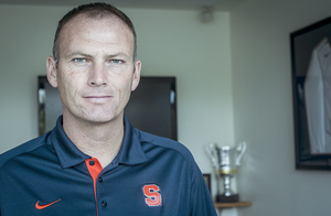 In his third season as Syracuse's head coach, Ian McIntyre has brought in talent players and rebuilt the program. The Orange has seven wins so far this season, more than the team had in the last two seasons combined. 