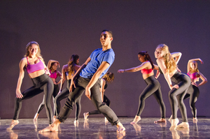 DanceWorks performers rehearse for this weekend's show. 