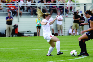 Emma Firenze, a sophomore midfielder, has come off the bench to play in all four games this season for Syracuse after missing the entire 2013 season due to injury.