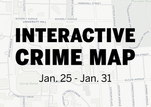 Take a look at the crimes that happened near campus this week.