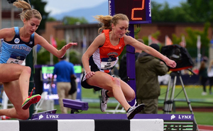 Paige Stoner shattered the ACC Championship record with a 9:50.42 time in the steeplechase.