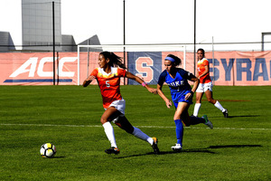 Syracuse, which plays its home games on grass, just struggled on a road trip played exclusively on turf.