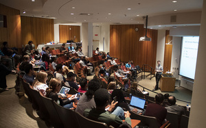 At their first meeting of the semester on Sept. 12, graduate students discussed how names and genders appear on MySlice and Orange Success.