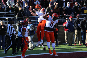 Syracuse won its ninth game on Saturday, the Orange's first nine-win season since 2001.