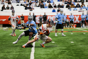 Syracuse couldn't muster a third-straight comeback, its first coming against Johns Hopkins in the Carrier Dome.