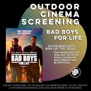 The outdoor screening is free and open to Syracuse University and SUNY-ESF students, faculty and staff.