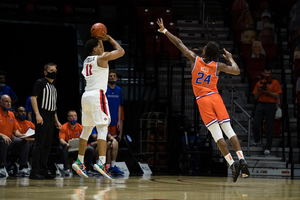 On defense, San Diego State allows 23% of shots at the rim, the best rate in the nation according to HoopMath. 