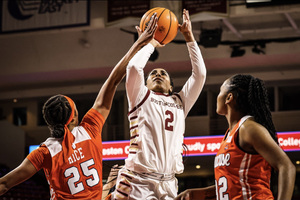 Alaina Rice led Syracuse with 17 points and grabbed six rebounds off the bench.