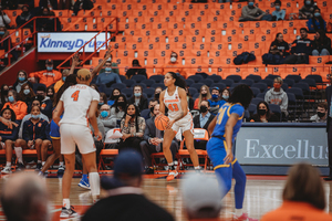 Christianna Carr scored 50% of her 3-pointers in Syracuse's 8-point win over Pittsburgh.