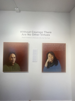 Shetterly’s portraits are of historically marginalized and under-represented heroes, who were courageous, and told the truth.