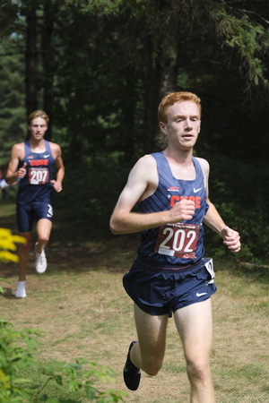 Nathan Lawler finished first for the Orange in seventh place at the ACC Championships.
