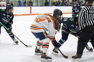 Three first period goals from Mercyhurst gave Syracuse an insurmountable lead that resulted in a 4-2 defeat to the Lakers.