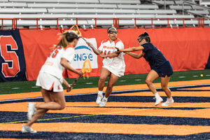 Emma Ward initiates the offense from X, as Syracuse has used a variety of offensive concepts to produce one of the nation’s most efficient offenses.