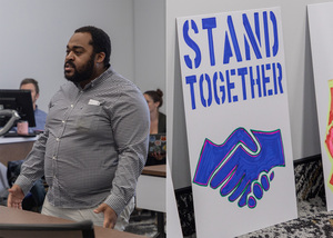 The coalition of labor organizations at SU met Wednesday afternoon to discuss its parking and transportation petition. Many attendees raised concerns about high parking costs on campus.