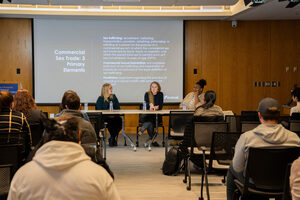“Policy for Women in the Sex Trade: A Human Trafficking Awareness Month Panel” featured four panelists — all survivors of sex trafficking and advocates for equality model policies. The panel was held Monday evening in the Maxwell School of Citizenship and Public Affairs.