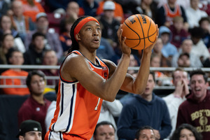 Maliq Brown provided a strong presence on both ends in Syracuse's loss to Boston College on Tuesday. 