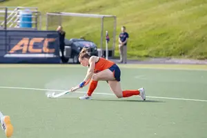 Syracuse defender Bo van Kempen (pictured) earned a spot on the All-ACC First Team list, while midfielder Willemijn Boogert made the Second Team.