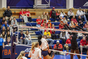 Syracuse fell in straight sets to No. 4 Louisville Friday evening, dropping its 12th ACC game in 13 tries.