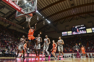 Syracuse built an early 16-point lead that withstood a Virginia Tech comeback, something it couldn't do 11 days ago.